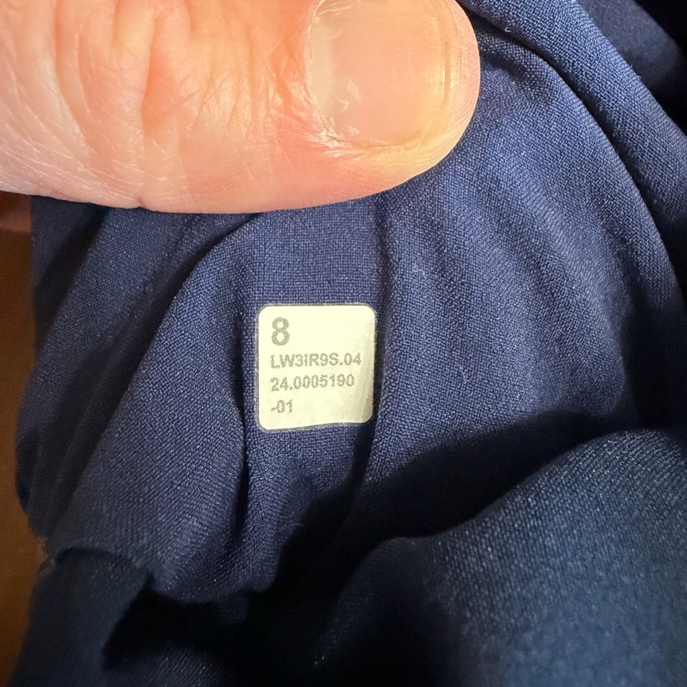 Lululemon Court Rival Tennis Track Jacket Size 8 Navy Blue - Picture 3 of 9